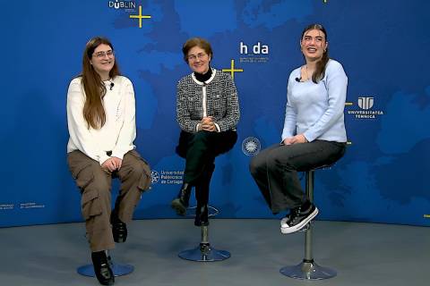 De izquierda a derecha: Natalia Sánchez, Stella Moreno e Inma Mercader.